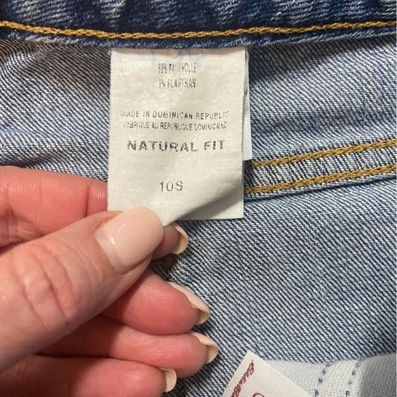 Eddie Bauer Women's Authentic High-Rise Blue Jeans Size 10S Straight Fit Denim - Picture 6 of 13